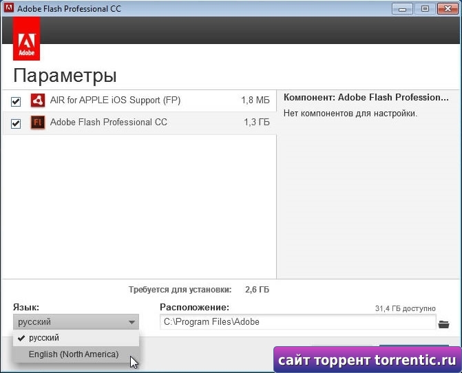 Adobe Flash Professional CC v13.0.1