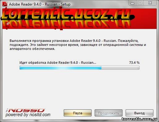 Adobe Reader 9.4.0 [Русский]